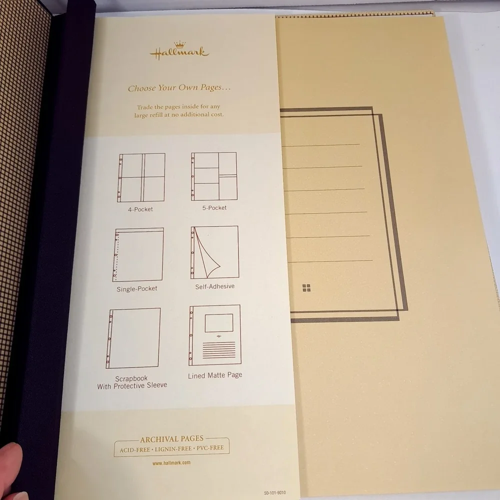 New Hallmark Scrapbook Life Makes The Best Story photo picture album post bound